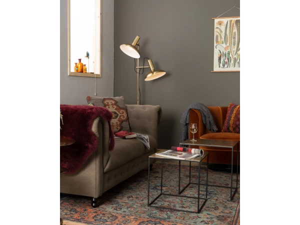 Vloerlamp KARISH - Brass Goud 2 Vloerlamp KARISH - Brass Goud - Afbeelding 2