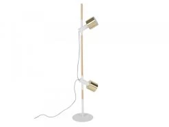 Zuiver Vloerlamp IVY - Brass & White Wit