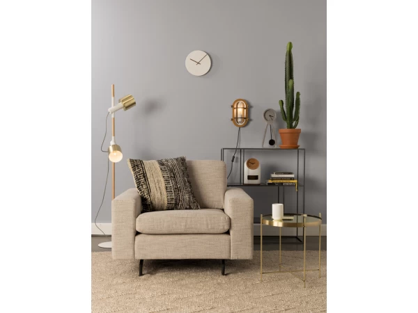 Zuiver Vloerlamp IVY - Brass & White Wit 10 Zuiver Vloerlamp IVY - Brass & White Wit - Afbeelding 10