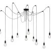 Hanglamp 10-lichts FIX MULTIPLE - Zwart Zwart