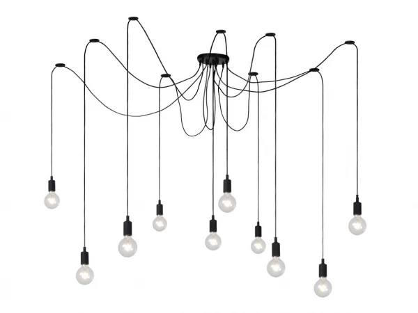 Hanglamp 10-lichts FIX MULTIPLE - Zwart Zwart 1 Hanglamp 10-lichts FIX MULTIPLE - Zwart Zwart