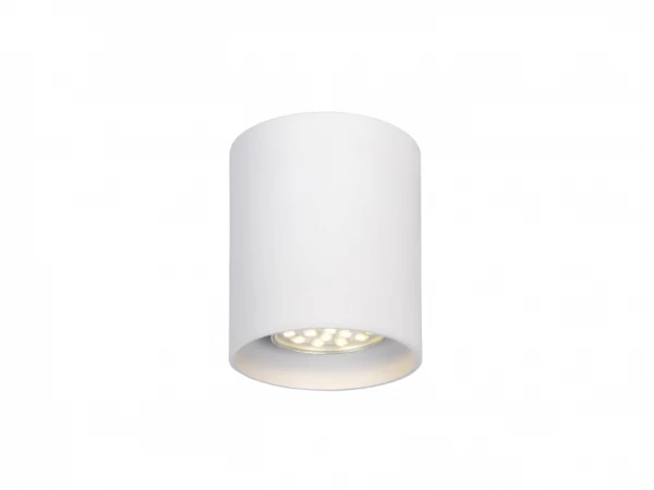 Plafondlamp BODI Rond 1x - Wit Wit 1 Plafondlamp BODI Rond 1x - Wit Wit
