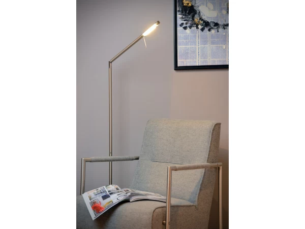 Leeslamp BERGAMO LED - Mat Chroom Chroom 2 Leeslamp BERGAMO LED - Mat Chroom Chroom - Afbeelding 2