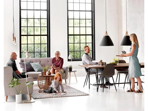 Hanglamp STRAP - Zwart Zwart 5 Hanglamp STRAP - Zwart Zwart - Afbeelding 5