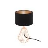 EGLO Tafellamp CARLTON 2 - Zwart/koper Zwart