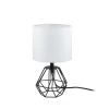 EGLO Tafellamp CARLTON 2 - Wit/zwart Wit