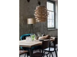 Hanglamp KUBU Hout -Welkom bij Verlichting en Meubels Winkel! 14791 deba meubelen verlichting dutchbone kubu