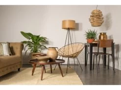 Hanglamp KUBU Hout -Welkom bij Verlichting en Meubels Winkel! 14795 deba meubelen verlichting dutchbone kubu