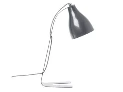 Leitmotiv Bureaulamp BAREFOOT - Metal Dark Grey Grijs