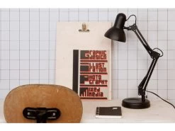 Leitmotiv Bureaulamp HOBBY - Steel/Black Zwart -Welkom bij Verlichting en Meubels Winkel! 17423 deba meubelen verlichting leitmotiv hobby