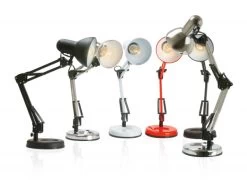 Leitmotiv Bureaulamp HOBBY - Steel/White Wit -Welkom bij Verlichting en Meubels Winkel! 17435 deba meubelen verlichting leitmotiv hobby 5