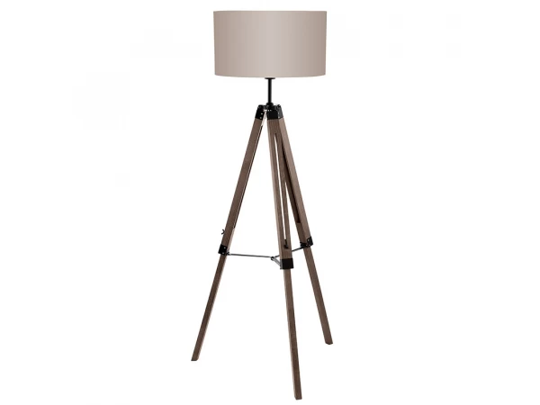 EGLO Vloerlamp LANTADA - Hout/Taupe Hout 1 EGLO Vloerlamp LANTADA - Hout/Taupe Hout
