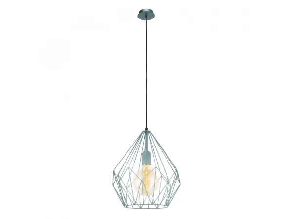 EGLO Hanglamp VINTAGE/CARLTON - Mint Blauw 2 EGLO Hanglamp VINTAGE/CARLTON - Mint Blauw - Afbeelding 2