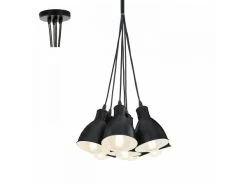 EGLO Hanglamp PRIDDY - Zwart Zwart