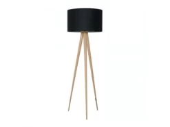 Zuiver Vloerlamp TRIPOD - Wood Black Zwart