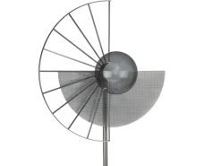 Vloerlamp CRAWFORD - Metaal Chroom -Welkom bij Verlichting en Meubels Winkel! coco maison crawford 35849