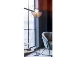 Vloerlamp CRAWFORD - Metaal Chroom -Welkom bij Verlichting en Meubels Winkel! coco maison crawford 35859