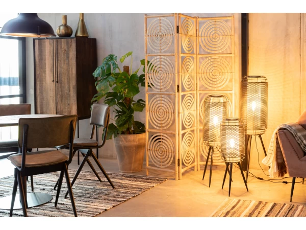 Vloerlamp ARCHER Medium - Zwart Zwart 4 Vloerlamp ARCHER Medium - Zwart Zwart - Afbeelding 4