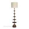 Vloerlamp CATH - Walnoot Hout