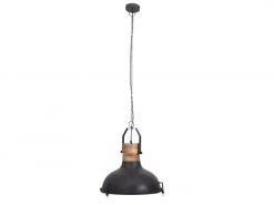 Hanglamp RAW - Zwart Ijzer/mangohout Zwart -Welkom bij Verlichting en Meubels Winkel! dutchbone raw 30036