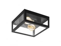 EGLO Wand- En Plafondlamp AMEZOLA - Zwart Zwart