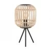 EGLO Tafellamp BORDESLEY - Hout Natuur Hout
