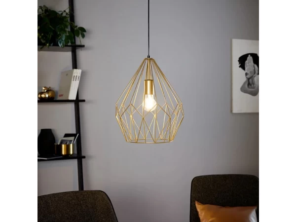 EGLO Hanglamp CARLTON - Goud Goud 3 EGLO Hanglamp CARLTON - Goud Goud - Afbeelding 3