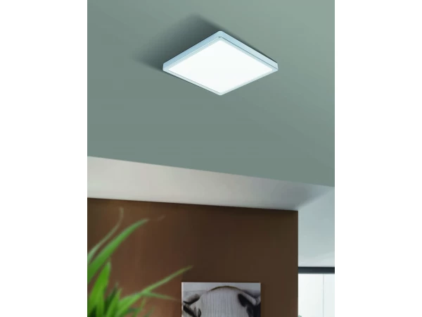 EGLO Plafondlamp FUEVA 5 Vierkant - Chroom Chroom 2 EGLO Plafondlamp FUEVA 5 Vierkant - Chroom Chroom - Afbeelding 2