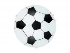 EGLO Plafondlamp / Wandlamp VOETBAL Wit