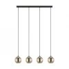 EGLO Hanglamp LEMORIETA 4x - Glas Goudkleur Goud