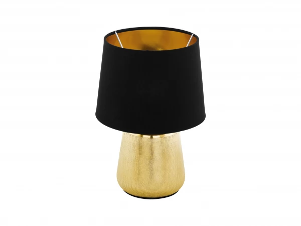 EGLO Tafellamp MANALBA 1 - Zwart/goud Multicolor 1 EGLO Tafellamp MANALBA 1 - Zwart/goud Multicolor
