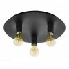 EGLO Plafondlamp PASSANO 1 - Zwart Zwart