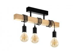 EGLO Hanglamp TOWNSHEND - Hout/metaal Hout