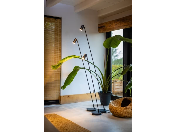 Vloerlamp S BOWIE - Zwart Zwart 5 Vloerlamp S BOWIE - Zwart Zwart - Afbeelding 5