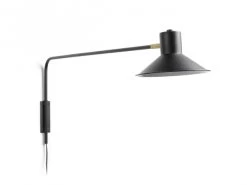 Wandlamp ARIA - Metal Black Zwart