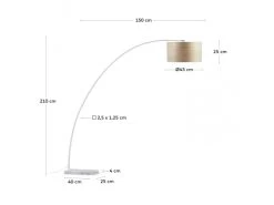 Vloerlamp JUHE - Wit Wit 14 Vloerlamp JUHE - Wit Wit -Welkom bij Verlichting en Meubels Winkel! kave home juhe 69661