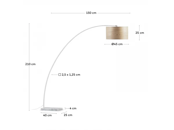 Vloerlamp JUHE - Wit Wit 6 Vloerlamp JUHE - Wit Wit - Afbeelding 6