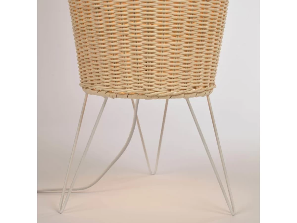 Vloerlamp KAMARIA - Rotan Bruin 2 Vloerlamp KAMARIA - Rotan Bruin - Afbeelding 2