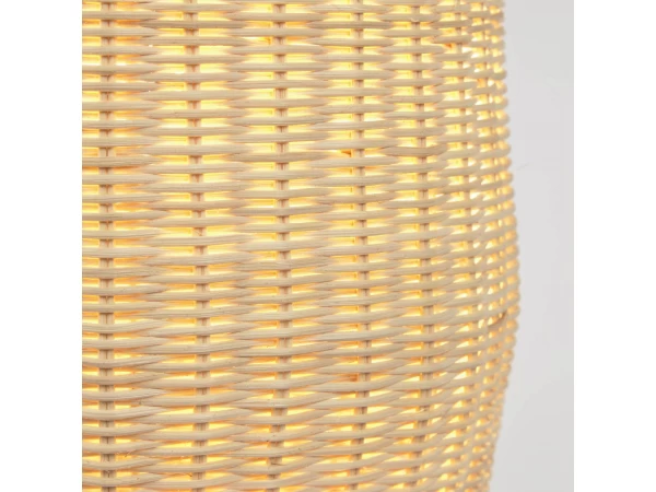 Vloerlamp KAMARIA - Rotan Bruin 4 Vloerlamp KAMARIA - Rotan Bruin - Afbeelding 4