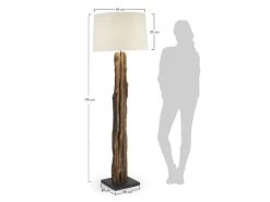 Vloerlamp LLEWOP - Ivory Hout -Welkom bij Verlichting en Meubels Winkel! kave home llewop 32051