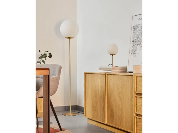 Vloerlamp MAHALA - Wit/goud Wit 3 Vloerlamp MAHALA - Wit/goud Wit - Afbeelding 3