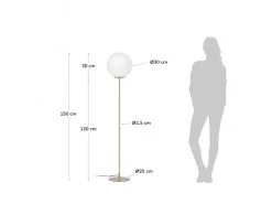 Vloerlamp MAHALA - Wit/goud Wit 9 Vloerlamp MAHALA - Wit/goud Wit -Welkom bij Verlichting en Meubels Winkel! kave home mahala 40420