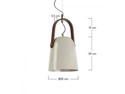 Hanglamp ZANIE - Beige Beige -Welkom bij Verlichting en Meubels Winkel! kave home zanie 38025