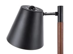 Leitmotiv Vloerlamp RUBI - Donker Hout Zwart Zwart -Welkom bij Verlichting en Meubels Winkel! leitmotiv rubi box32 design 59967