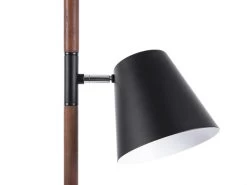 Leitmotiv Vloerlamp RUBI - Donker Hout Zwart Zwart -Welkom bij Verlichting en Meubels Winkel! leitmotiv rubi box32 design 59969