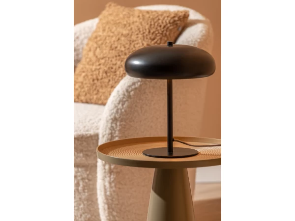 Leitmotiv Tafellamp SHROOM - Zwart Zwart 4 Leitmotiv Tafellamp SHROOM - Zwart Zwart - Afbeelding 4