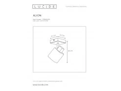 Plafondspot ALION 1x - Zwart/fumé Zwart 7 Plafondspot ALION 1x - Zwart/fumé Zwart -Welkom bij Verlichting en Meubels Winkel! lucide alion 52534