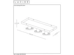 Plafondlamp ANAKA - Zwart/mat Goud Zwart -Welkom bij Verlichting en Meubels Winkel! lucide anaka 25844