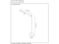 Leeslamp BERGAMO LED - Mat Chroom Chroom 11 Leeslamp BERGAMO LED - Mat Chroom Chroom -Welkom bij Verlichting en Meubels Winkel! lucide bergamo led 28956