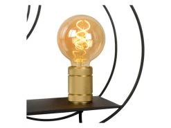 Wandlamp CIRCLE - Zwart/goud Zwart -Welkom bij Verlichting en Meubels Winkel! lucide circle 52202